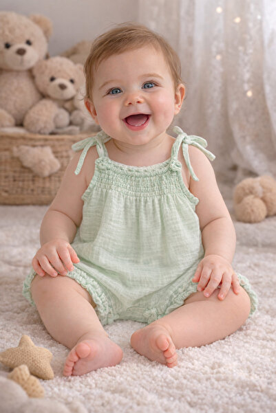 Caramell LITTLE GİRL İP ASKILI TULUM 1661