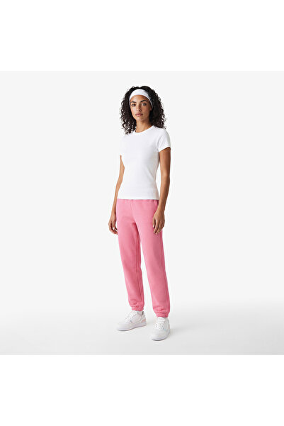 Lacoste Kadın Regular Fit Pembe Eşofman Altı