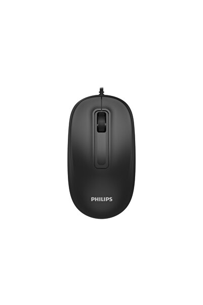 Philips SPK7238 USB Kablolu 1200DPI 3 Tuşlu Optik Mouse Siyah