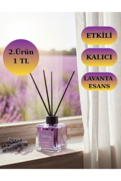 misra home collection 100ML Lavanta Kokusu Çubuklu Oda Kokusu Dolap Banyo Ev ...