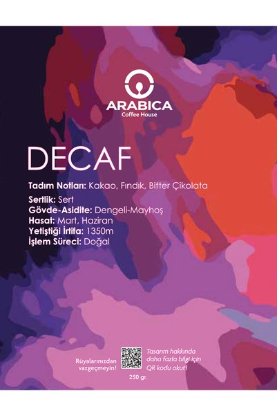 ARABICA COFFEE HOUSE Decaf Ground Coffee 250g – Decaf Arabica Coffee