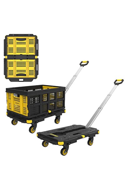 Stanley PC532B 137kg 62x45cm Dört Tekerli Çekme Kollu Yük ve Paket Taşıma Ara...