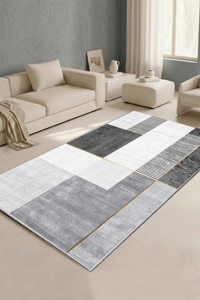Chilai Home Pendor Grey Dekoratif Halı Dikdörtgen Djth