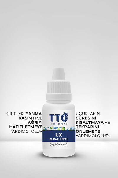 TTO Dudak Bakım Kremi pH Dengesini Destekleyen 7 ml + 3 ml Çay Ağacı Yağı UX