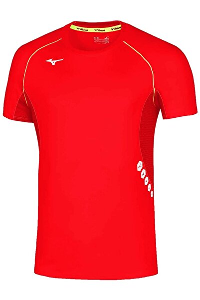 MIZUNO Tricou de alergare premium pentru bărbați - Roșu - M