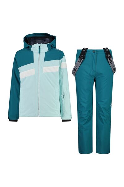 CMP Children's ski jacket and pants set 34W4815-Turquoise/Blue-110