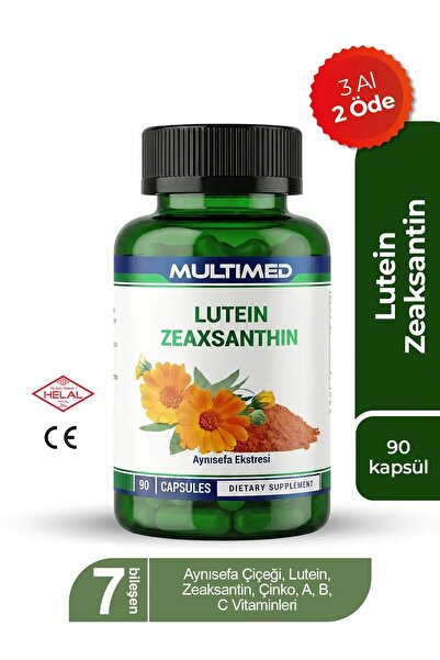 Multimed Lutein Zeaksantin – Göz Sağlığı İçin Güçlü Luthein Kompleksi – 90 Ka...