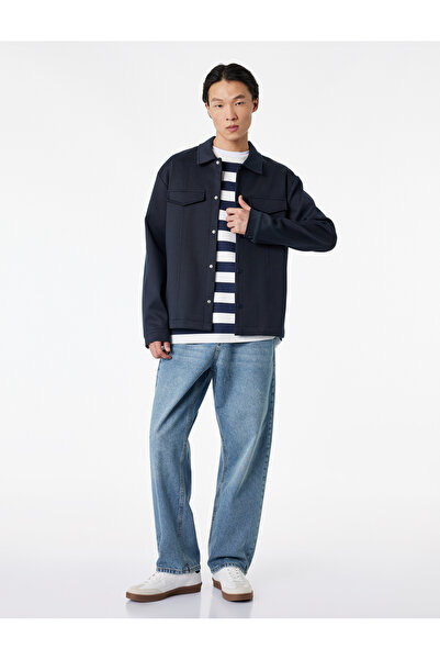 Koton Cotton Loose Regular Waist Baggy Jeans