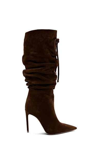 Jabotter Lourdes Süet 10 Cm Topuklu Çizme