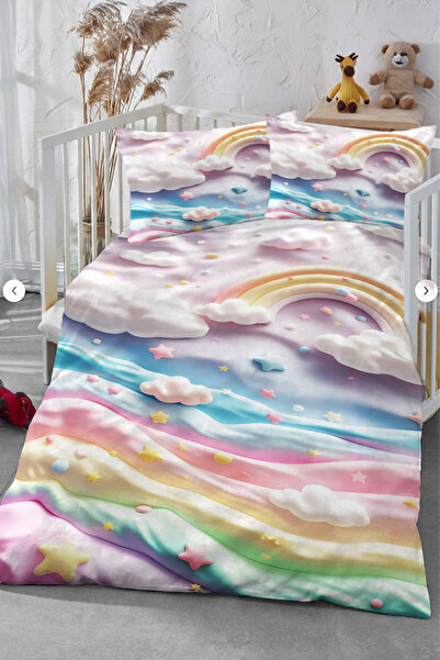 MonoHome Baby Duvet Cover 100% Cotton Percale Woven Oeko-Tex ® Certified 100 ...