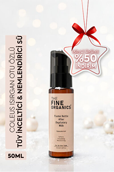 THE FINE ORGANICS Isırgan Otu Özlü Tüy Inceltici Ve Nemlendirici Bakım Sütü, ...