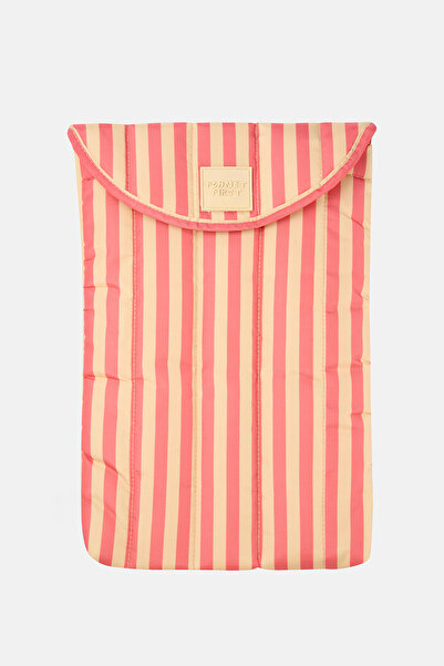 Reflect Studio Ριγέ Θήκη Laptop - Κίτρινο/Πορτοκαλί