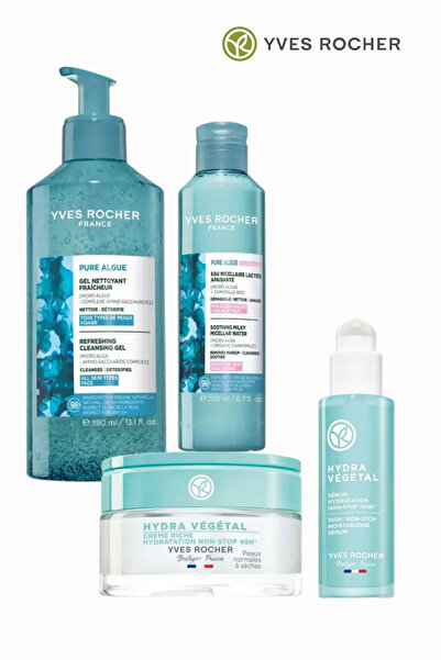 Yves Rocher Hassas ve Kuru Ciltler için Günlük Kullanıma Uygun Rutin Bakım Seti