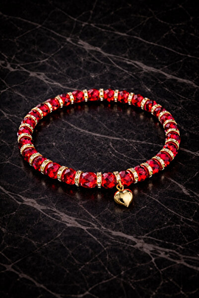 LuneraBag Shiny Ruby Red Stone Premium Women's Bracelet