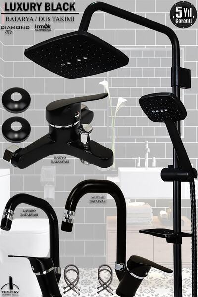 tesitay Banyo Lavabo Mutfak Bataryası Robot Duş Seti Banyo Duş Musluğu Lavabo...