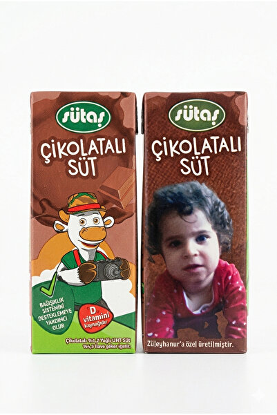 Sütaş Kişiye Özel Fotoğraflı Çikolatalı Süt 1 Adet– Doğum Günü, Parti, Sevgil...