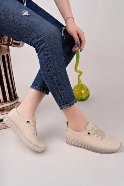altın moda shoes Women's New Season Genuine Leather Casual Shoes 99999