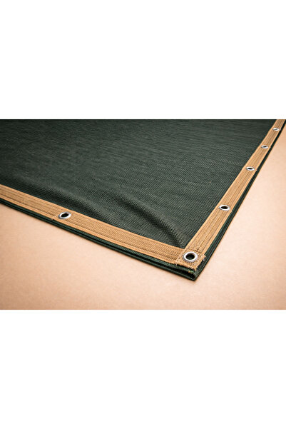 Branda Noktası Tüm Ölçülerle Montaja Hazır Koyu Yeşil Gölgelik - Çit Filesi -...