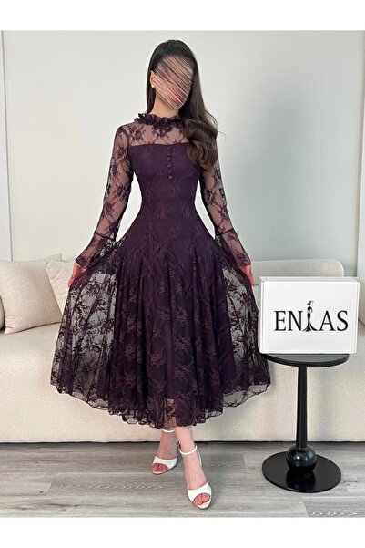 Sweety Fashion Midi lace dress