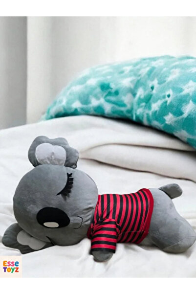Kids Toyzz 65 cm Yatık Uykucu Koala Peluş Oyuncak – Yumuşak ve Sevimli Uyku A...