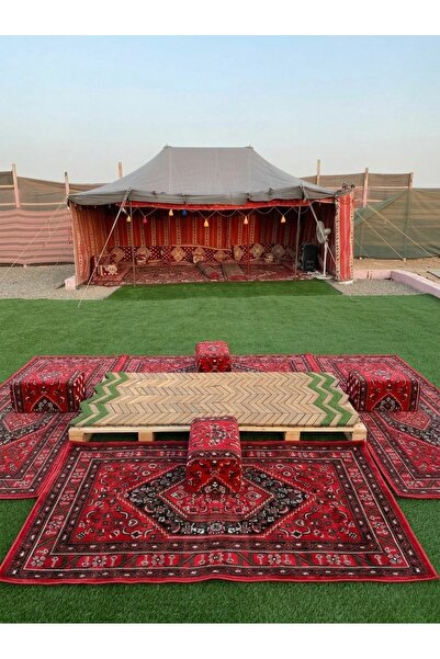 Segadty مجموعة من 4 سجادات تقليدية من نوع القوس، متينة، للتخييم والرحلات الصح...