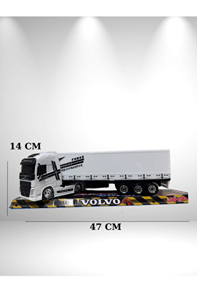 Store Maisto Büyük Boy Beyaz Volvo Ragonarmor Model Oyuncak Tır - 47 cm Uzunluk