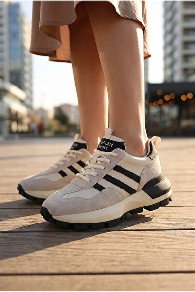 Lufian 121230011 Tatum Γυναικεία Unisex Αθλητικό παπούτσι Παπούτσια ΜΠΕΖ ΕΚΡΟΥ