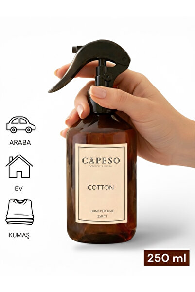 Capeso Cotton Oda & Kumaş Spreyi 250 ml Yeni Yıkanmış Ferahlığı, Uzun Süre Ka...