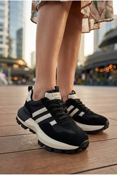 Lufian Ženske ležerne sportske cipele crne