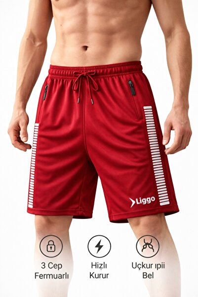 Liggo Spor Kapri Şort Basketbol Şortu Halısaha Şortu Futbol Şortu Antrenman Ş...