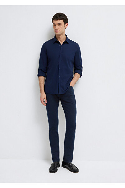 Mavi Lightweight and Flexible Navy Blue Travel Shirt Regular Fit / Normal Cut...