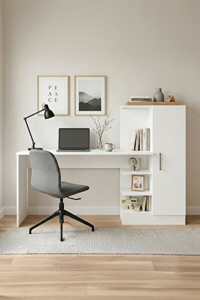 Yurudesign Laura Çalışma Masası, Kitaplık Raf