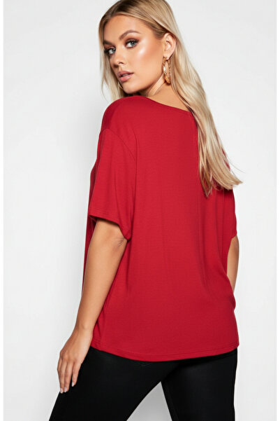 arakan Oversize Geniş Kesim Kadın Rahat Salaş Kısa Kollu Üst Tişört – K10 241