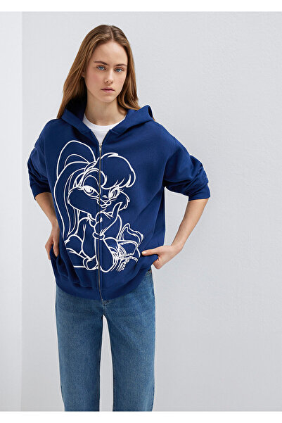 Mavi Lola Bunny Printed Navy Blue Sweatshirt 1S10523-70491