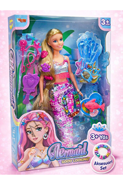 Wingzy Deniz Kızı Bebek Oyuncak, Kutulu 29 Cm Aksesuarlı, 3+ Yaş Kız Çocuk He...