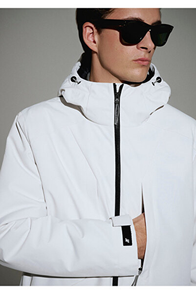 Mavi Water Repellent K Hooded Gray Inflatable Jacket 0110441-83746