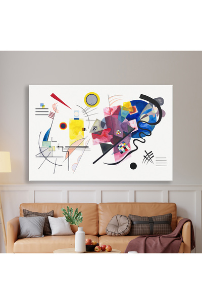 Sarı – Kırmızı – Mavi (1925) – Wassily Kandinsky - Kanvas Tablo