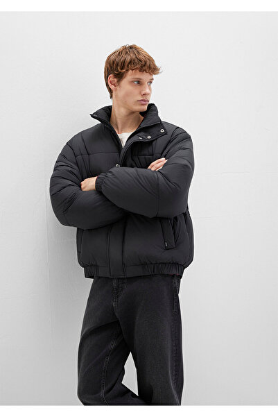 Mavi Stand Collar Black Puffer Jacket 0110609-71379