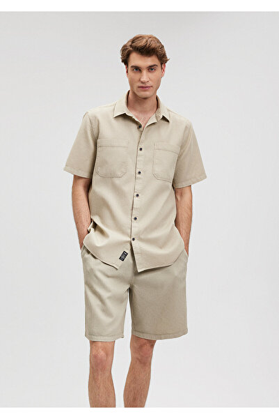 Mavi Cămașă maro cu culoare normală -0210839-70322