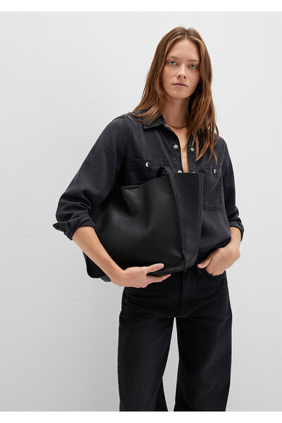 Mavi Siyah Omuz Çantası 1911654-900