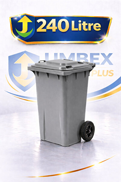 UMBEX PLUS UMBEX Plastik Çöp Konteyneri 240 Litre Konteyner - A+ Isıya Dayanı...