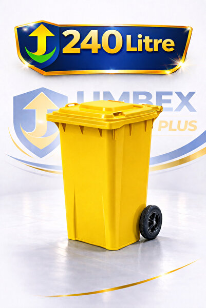 UMBEX PLUS UMBEX Plastik Çöp Konteyneri 240 Litre Konteyner - A+ Isıya Dayanı...