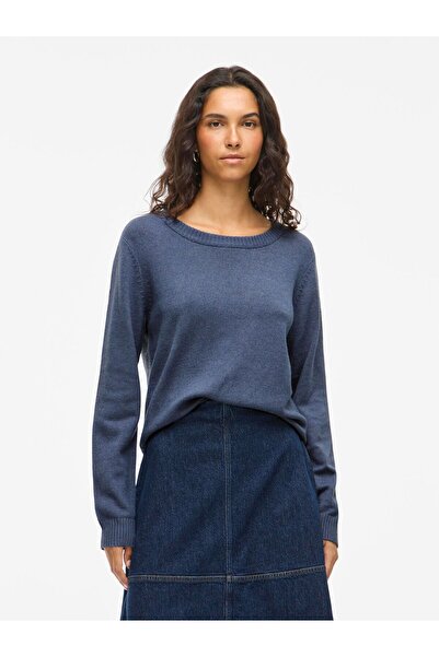 VILA Strickpullover VIRIL Rundhals