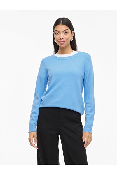 VILA Strickpullover VIRIL Rundhals