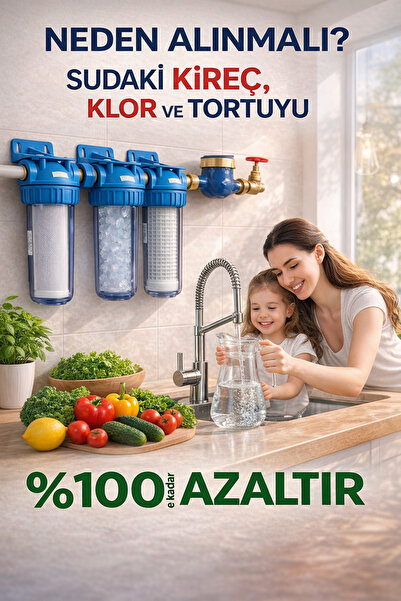 watalina Bina Girişi 10" Filtrasyon Sistemi | Ana Giriş Su Filtresi | Temiz V...