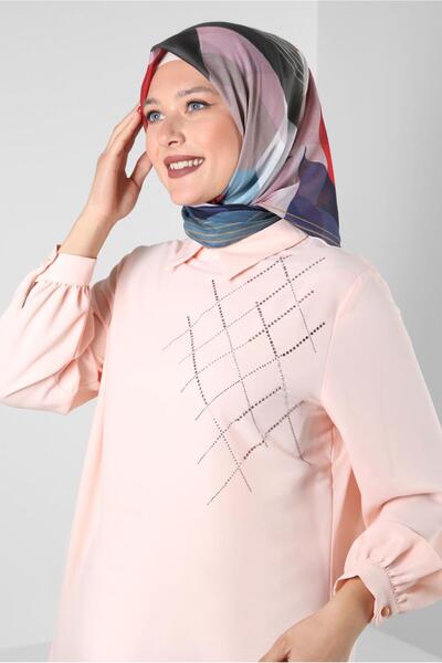 Alvina Geometric Patterned Scarf 8247