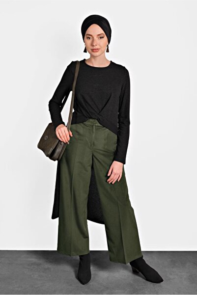 Alvina قميص طويل من الأمام وقصير من الخلف 40400