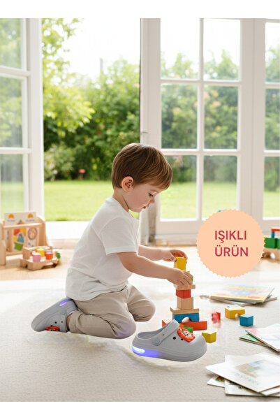 nazenintasarımlar Lighted Children's Very Light Comfortable Eva Boxed Daily S...