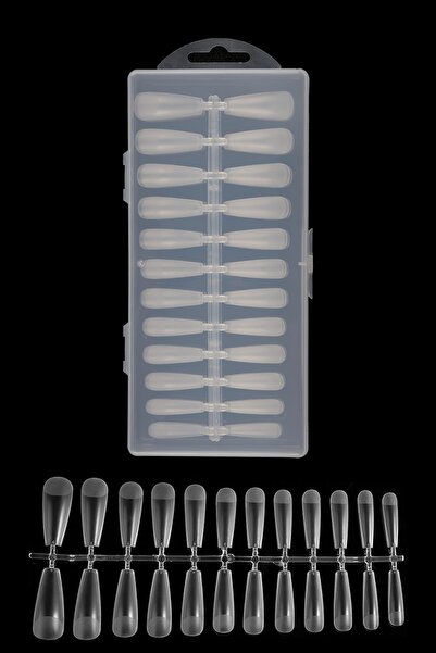 MOZIUR Protez Tırnak Kapsül Soft Jel Tips 240'lı (Balerin)