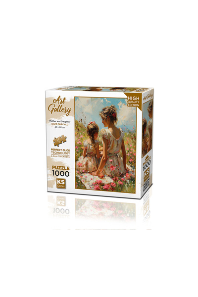 Ks Games Mother And Doughter 1000 Parça Puzzle